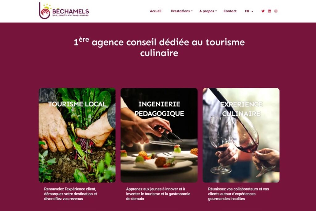 bechamels agence conseil tourisme culinaire